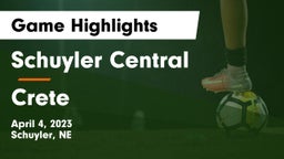 Schuyler Central  vs Crete  Game Highlights - April 4, 2023