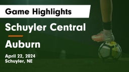 Schuyler Central  vs Auburn  Game Highlights - April 22, 2024
