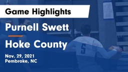 Purnell Swett  vs Hoke County  Game Highlights - Nov. 29, 2021