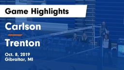 Carlson  vs Trenton  Game Highlights - Oct. 8, 2019