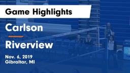 Carlson  vs Riverview  Game Highlights - Nov. 6, 2019