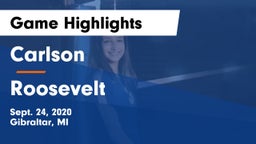 Carlson  vs Roosevelt  Game Highlights - Sept. 24, 2020