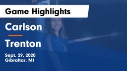 Carlson  vs Trenton  Game Highlights - Sept. 29, 2020