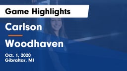 Carlson  vs Woodhaven  Game Highlights - Oct. 1, 2020