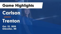 Carlson  vs Trenton  Game Highlights - Oct. 22, 2020