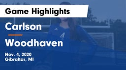 Carlson  vs Woodhaven  Game Highlights - Nov. 4, 2020