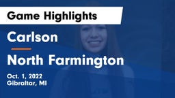 Carlson  vs North Farmington  Game Highlights - Oct. 1, 2022