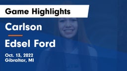 Carlson  vs Edsel Ford  Game Highlights - Oct. 13, 2022