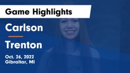 Carlson  vs Trenton  Game Highlights - Oct. 26, 2022