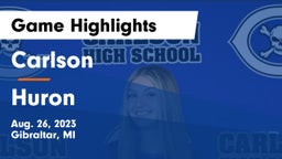 Carlson  vs Huron  Game Highlights - Aug. 26, 2023