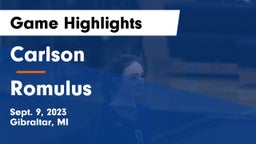 Carlson  vs Romulus  Game Highlights - Sept. 9, 2023