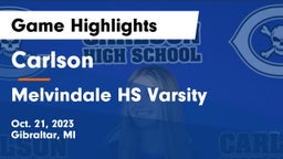 Carlson  vs Melvindale HS Varsity Game Highlights - Oct. 21, 2023