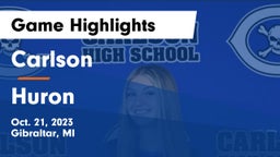 Carlson  vs Huron  Game Highlights - Oct. 21, 2023