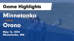 Minnetonka  vs Orono  Game Highlights - May 16, 2024