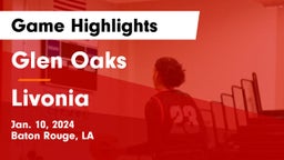 Glen Oaks  vs Livonia  Game Highlights - Jan. 10, 2024