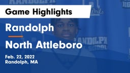 Randolph  vs North Attleboro  Game Highlights - Feb. 22, 2022