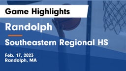 Randolph  vs Southeastern Regional HS Game Highlights - Feb. 17, 2023
