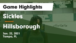 Sickles  vs Hillsborough  Game Highlights - Jan. 22, 2021