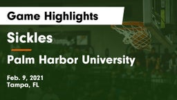 Sickles  vs Palm Harbor University  Game Highlights - Feb. 9, 2021