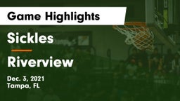 Sickles  vs Riverview Game Highlights - Dec. 3, 2021