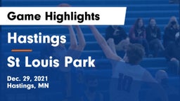 Hastings  vs St Louis Park Game Highlights - Dec. 29, 2021
