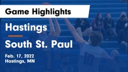 Hastings  vs South St. Paul  Game Highlights - Feb. 17, 2022