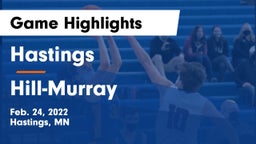 Hastings  vs Hill-Murray  Game Highlights - Feb. 24, 2022