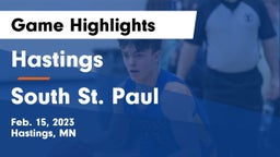 Hastings  vs South St. Paul  Game Highlights - Feb. 15, 2023