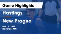 Hastings  vs New Prague  Game Highlights - Dec. 7, 2023