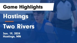 Hastings  vs Two Rivers  Game Highlights - Jan. 19, 2024