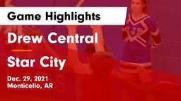 Drew Central  vs Star City  Game Highlights - Dec. 29, 2021