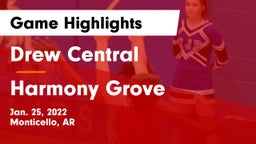 Drew Central  vs Harmony Grove  Game Highlights - Jan. 25, 2022