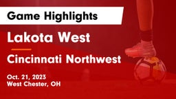 Lakota West  vs Cincinnati Northwest  Game Highlights - Oct. 21, 2023