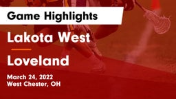 Lakota West  vs Loveland  Game Highlights - March 24, 2022
