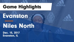 Evanston  vs Niles North  Game Highlights - Dec. 15, 2017