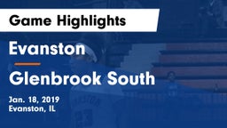 Evanston  vs Glenbrook South  Game Highlights - Jan. 18, 2019