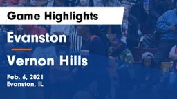 Evanston  vs Vernon Hills  Game Highlights - Feb. 6, 2021