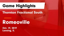 Thornton Fractional South  vs Romeoville  Game Highlights - Oct. 19, 2019