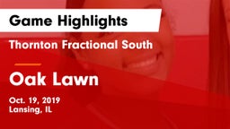 Thornton Fractional South  vs Oak Lawn  Game Highlights - Oct. 19, 2019