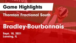 Thornton Fractional South  vs Bradley-Bourbonnais  Game Highlights - Sept. 18, 2021