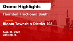 Thornton Fractional South  vs Bloom Township  District 206 Game Highlights - Aug. 23, 2022