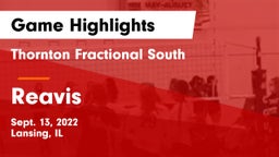 Thornton Fractional South  vs Reavis  Game Highlights - Sept. 13, 2022