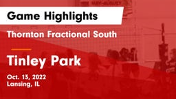 Thornton Fractional South  vs Tinley Park Game Highlights - Oct. 13, 2022