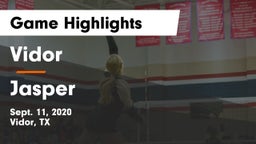Vidor  vs Jasper  Game Highlights - Sept. 11, 2020