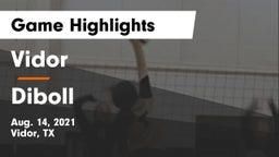 Vidor  vs Diboll  Game Highlights - Aug. 14, 2021