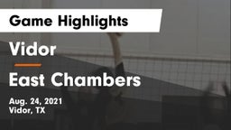 Vidor  vs East Chambers  Game Highlights - Aug. 24, 2021