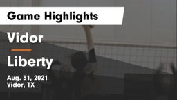 Vidor  vs Liberty  Game Highlights - Aug. 31, 2021