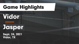 Vidor  vs Jasper  Game Highlights - Sept. 24, 2021