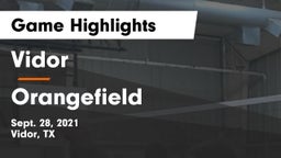 Vidor  vs Orangefield  Game Highlights - Sept. 28, 2021