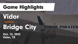 Vidor  vs Bridge City  Game Highlights - Oct. 13, 2023